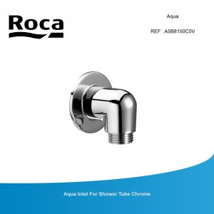 Aqua Inlet For Shower Tube Chrome